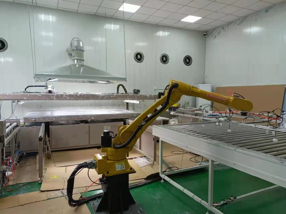 青青草精品视频助力鎮江一家光伏企業實現全自動絲網印刷方案